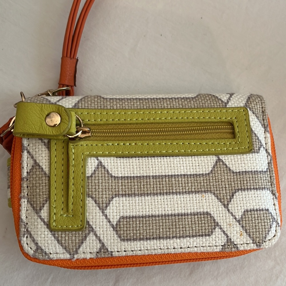 Spartina wristlet organizer wallet